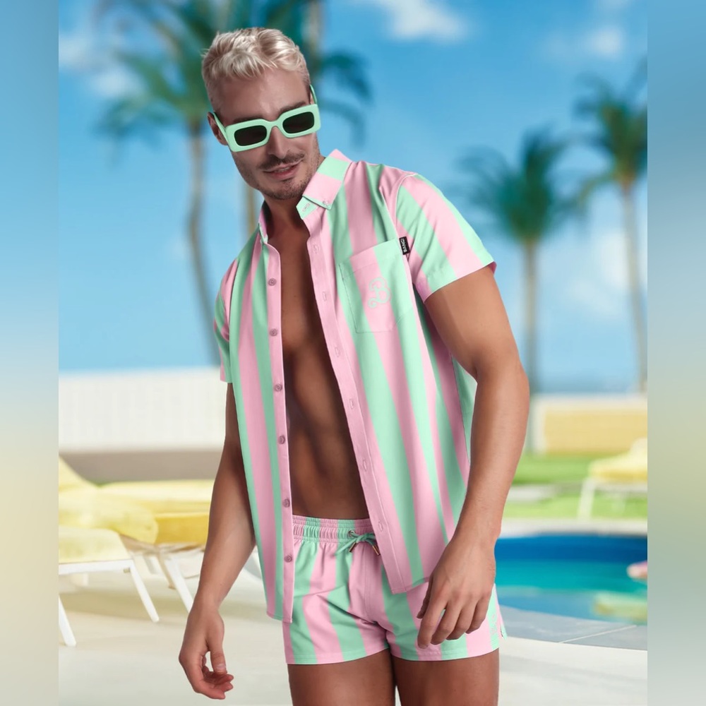 Barbie Movie KEN shirt and shorts Bang! Miami Brand